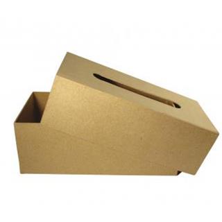 Kutija od papirne mase za rupčiće, 23.5x12x8 cm