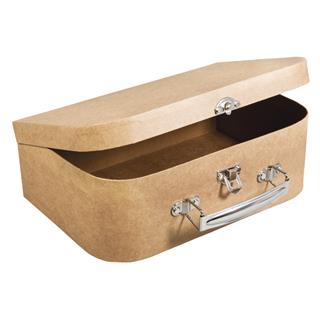 Kofer od papirne mase, 24x16x8cm, s metalnom ručkom