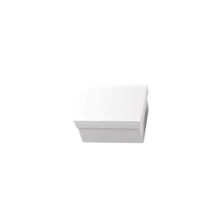 Kutija od papirne mase, bijela, 9x9x4.5cm