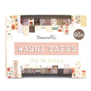 Washi Tape ljepljiva traka, Box, set 20kom